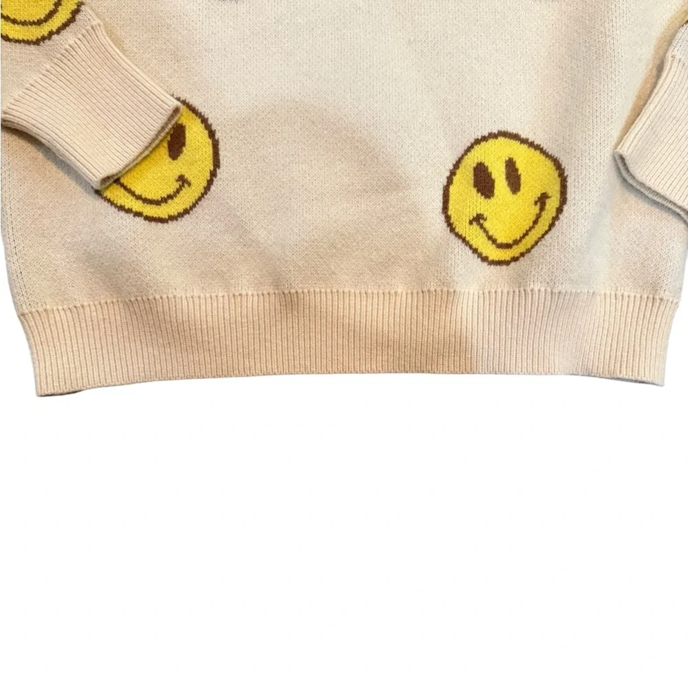 Women Moment Collection smiley face sweater Size L - Picture 5 of 9